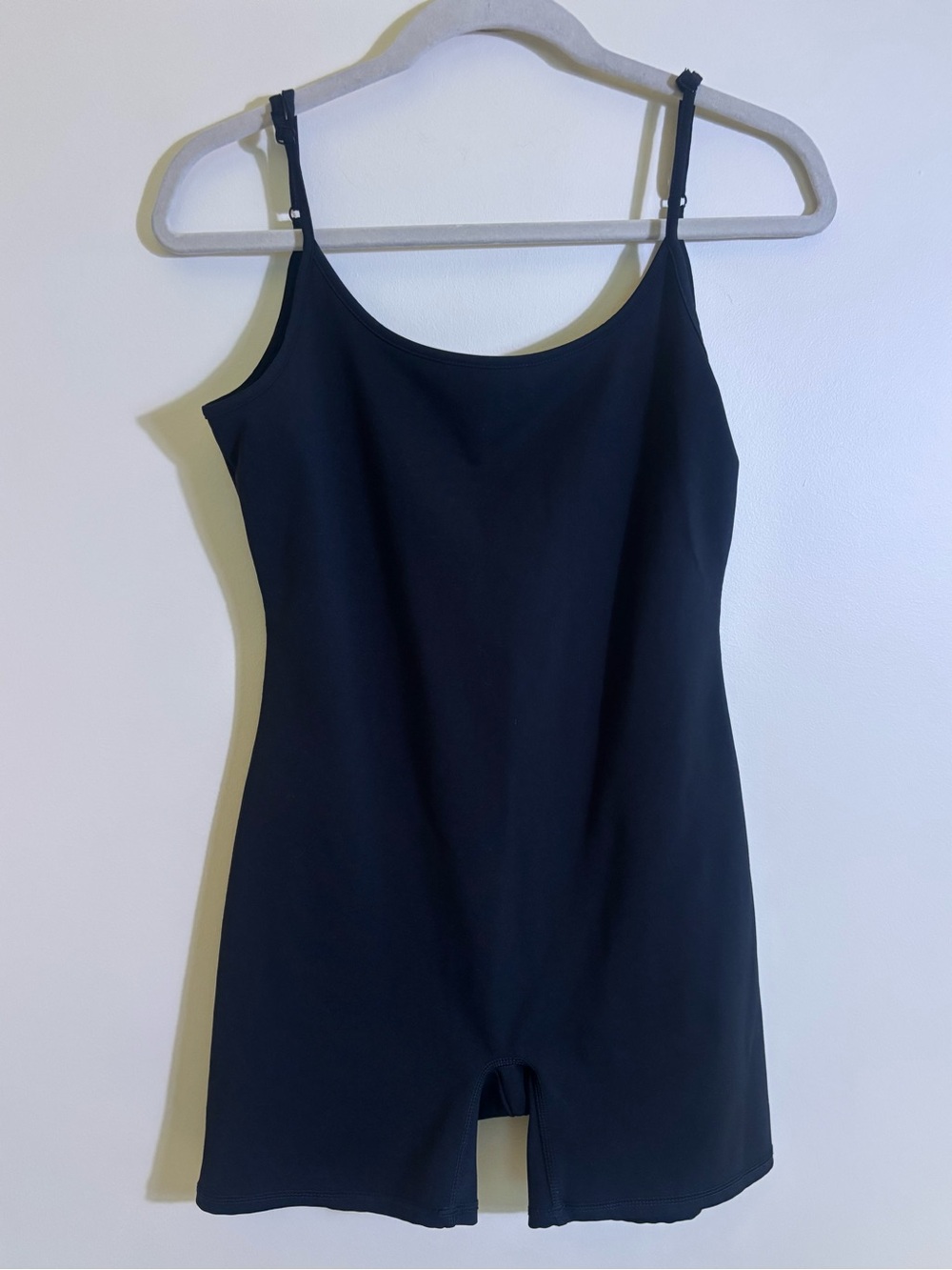 American Eagle Seamless Black Classic Active Romper Slip Onesie Women's Large